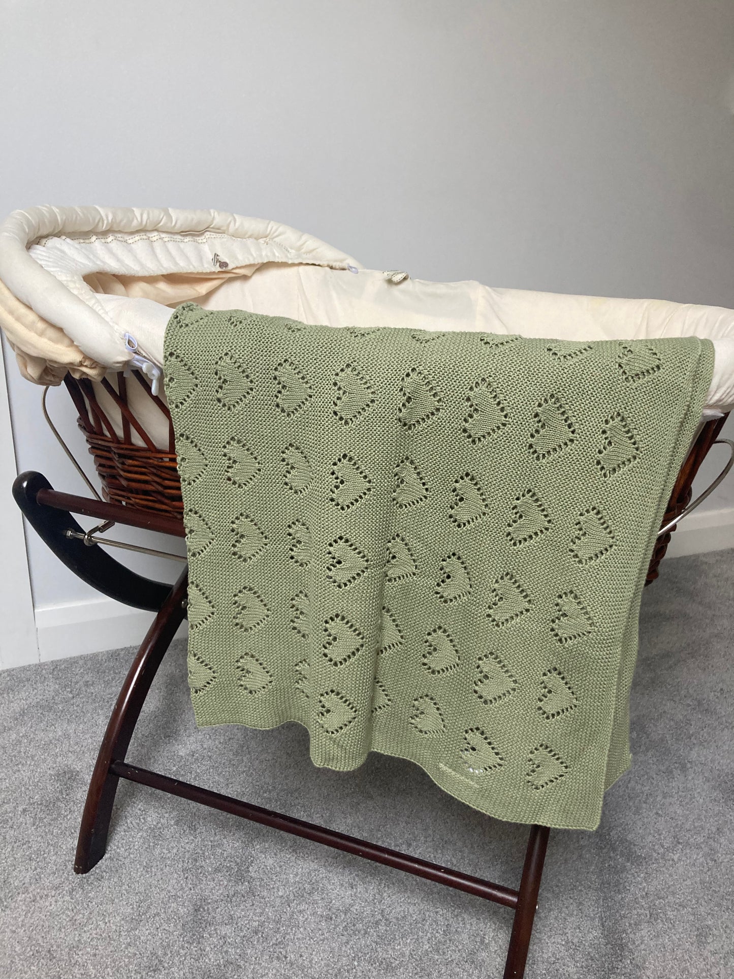 Hello World baby blanket