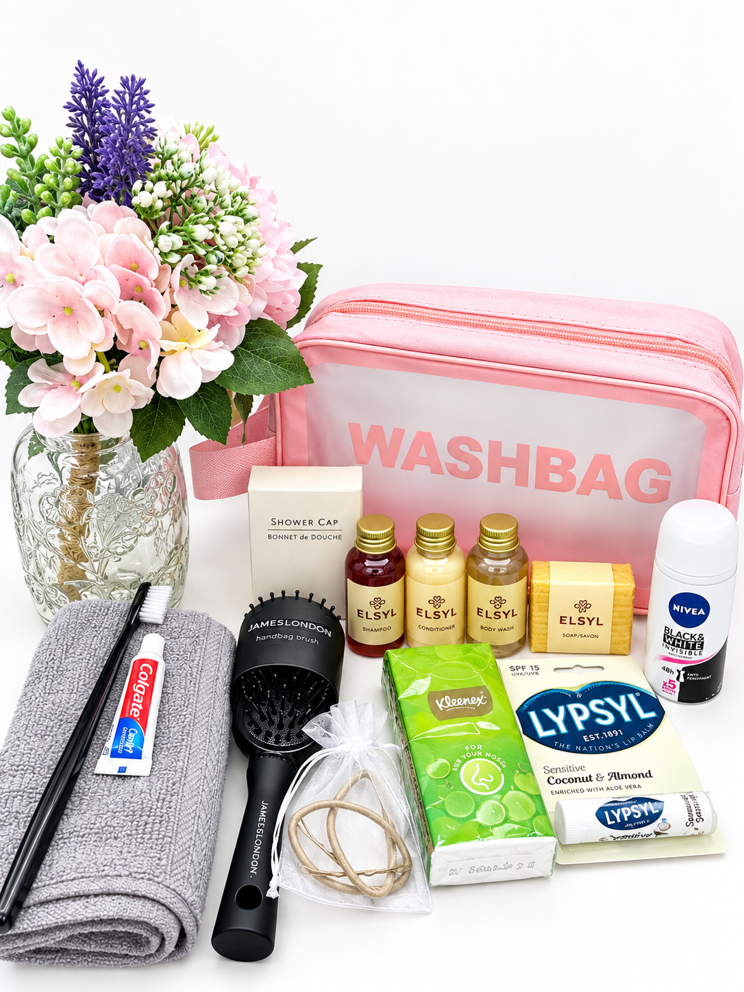 Prepacked hospital wash bag